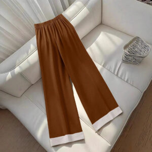 Retro Khaki Design Women's Autumn Casual Pants