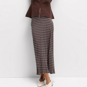 Lady's Polka Dot Print Dress