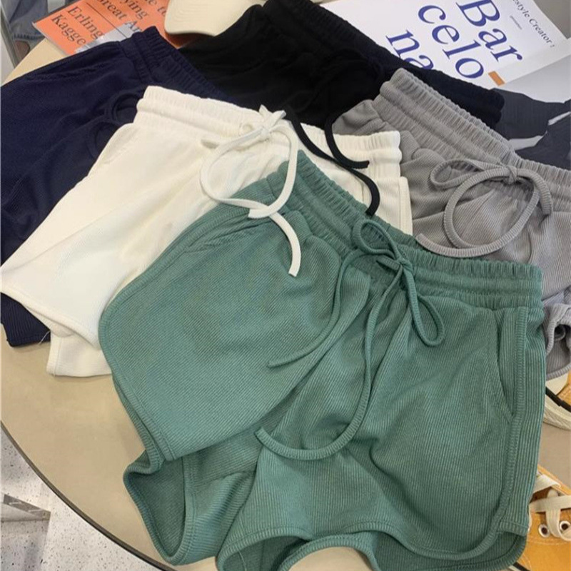 Womens Versatile All-match Wide-leg Outerwear Yoga Pants In Solid Colors - Image 4