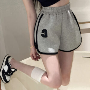 Spicy Girl Sports Shorts For Women Loose-Fit Outerwear Versatile For Summer