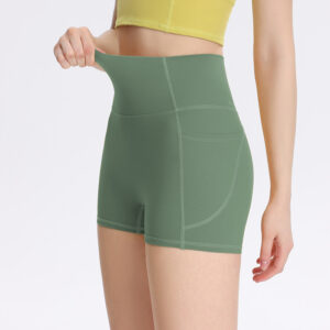 Cloud-feel High-waist Butt-lifting Thin Elastic Three-quarter-length Pants