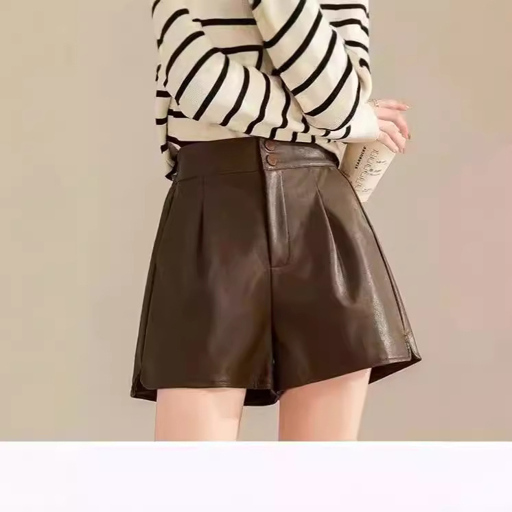 New Autumnwinter High-waiste Figure-flattering A-line Wide-leg Pants For Outerwear - Image 2