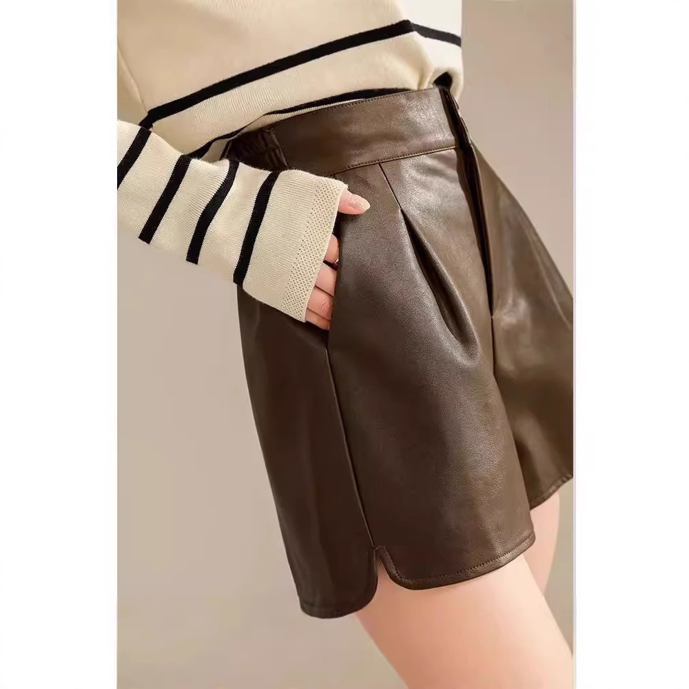 New Autumnwinter High-waiste Figure-flattering A-line Wide-leg Pants For Outerwear - Image 4