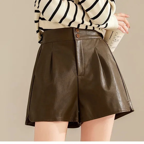 New Autumnwinter High-waiste Figure-flattering A-line Wide-leg Pants For Outerwear - Image 7