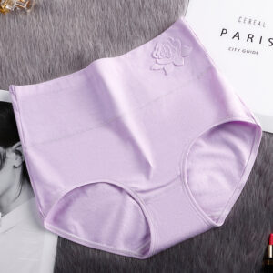 Pure Cotton High Waist Women's Panties Postpartum High Waist Belly Up Hips Plus Size Panties
