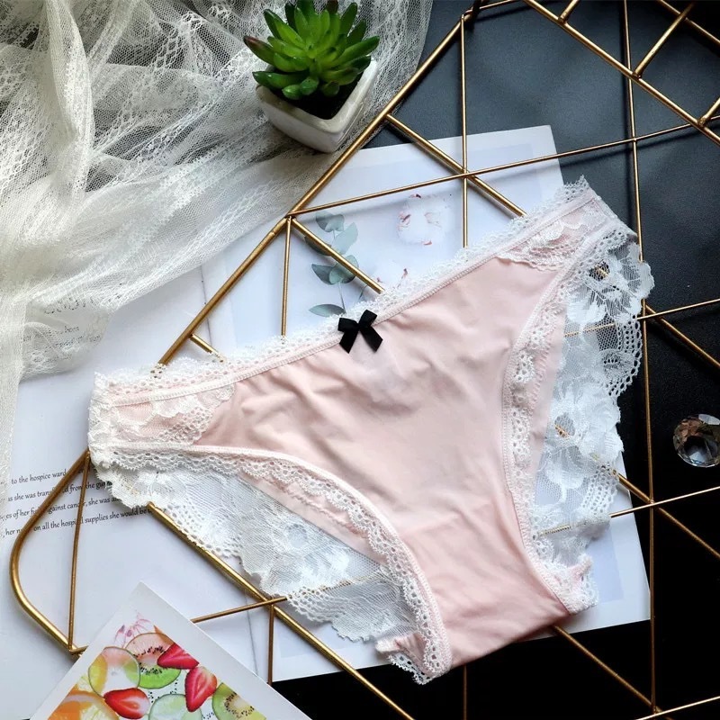 Ice Silk Lace Sexy Comfortable Panties - Image 2