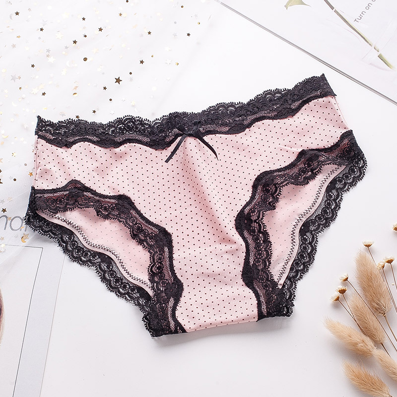 Women's Seamless Low Waist Lace Panties - Image 3