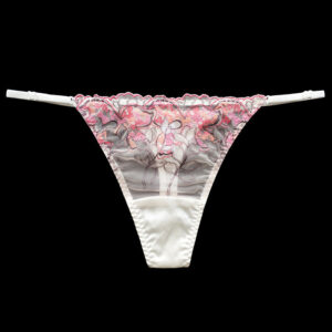Silk Low Waist Sheer Lace Panties