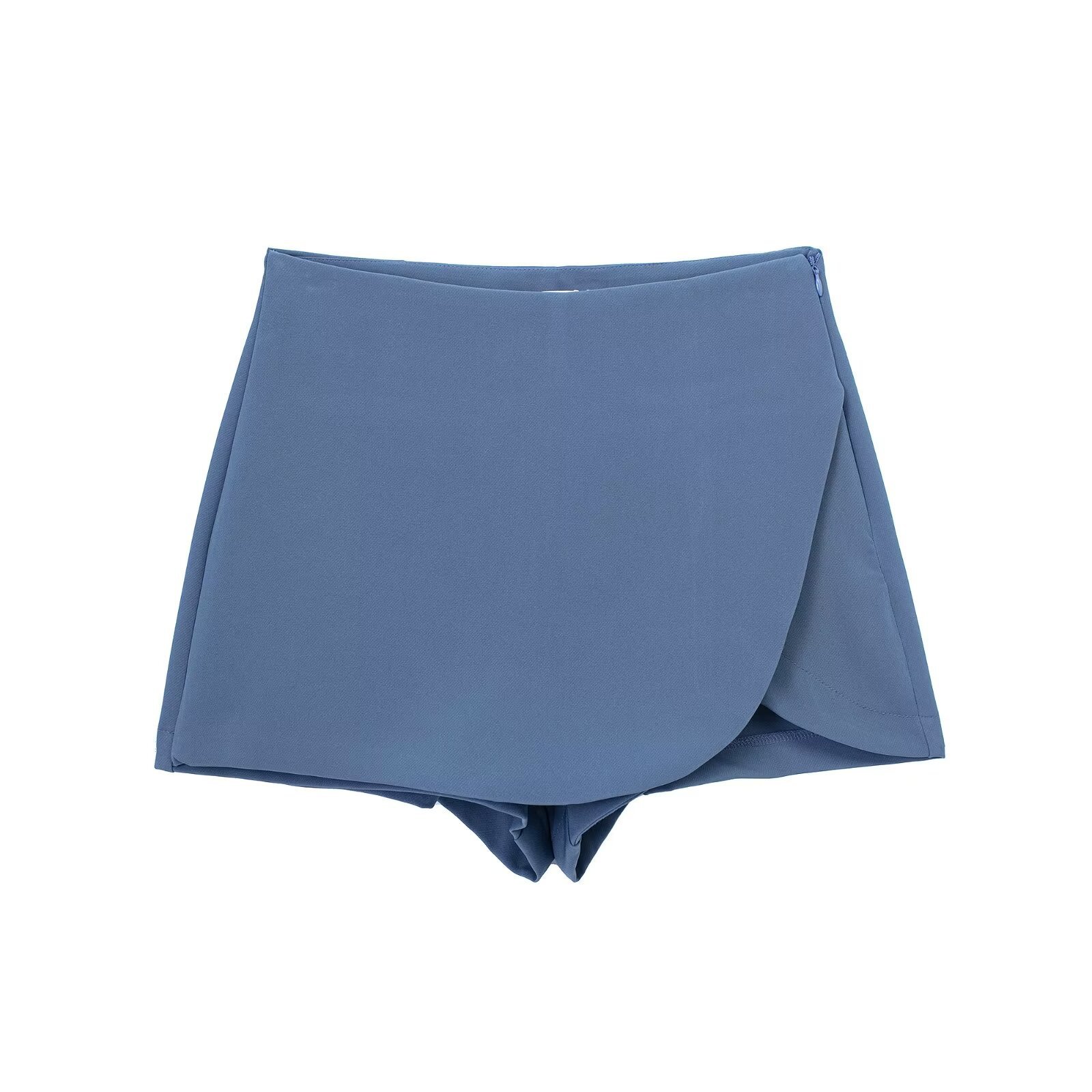 Women's High Waist Asymmetric Short Pantskirt - Image 2