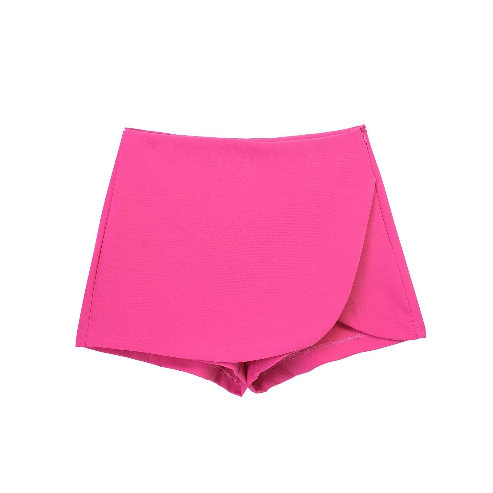 Women's High Waist Asymmetric Short Pantskirt - Image 10