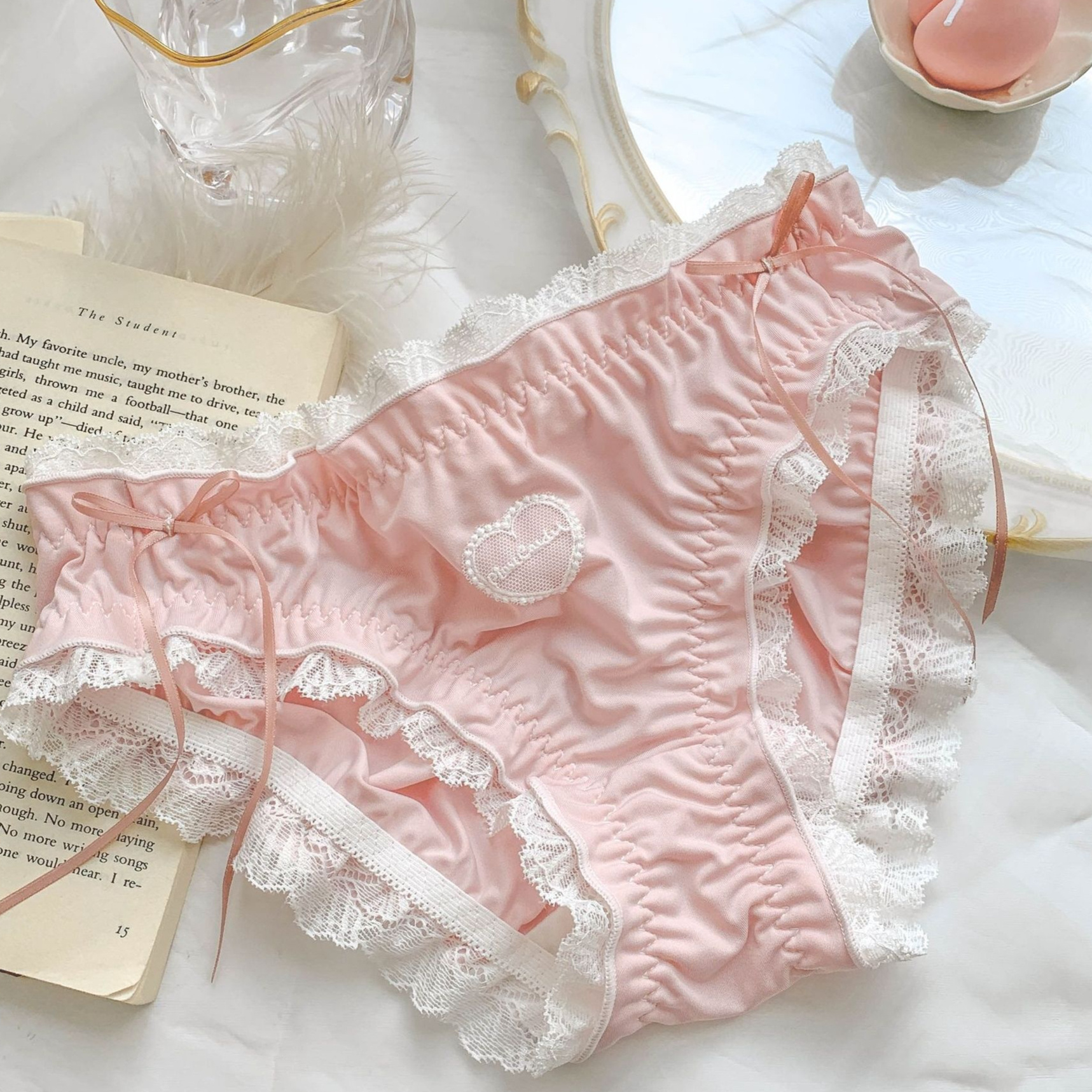 Girl's Pure Desire Panties Women's Short Mid-waist Underwear