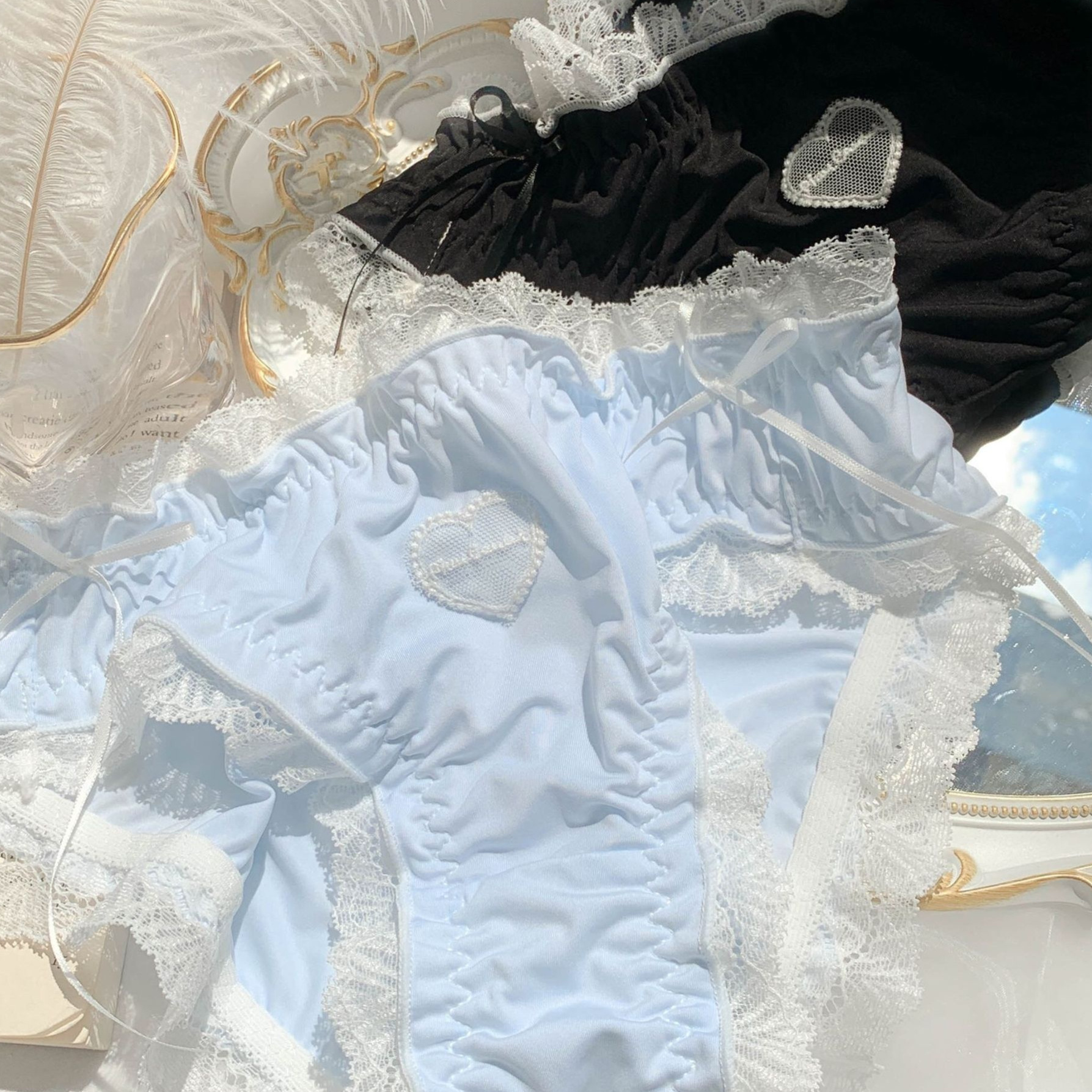 Girl's Pure Desire Panties Women's Short Mid-waist Underwear - Image 4