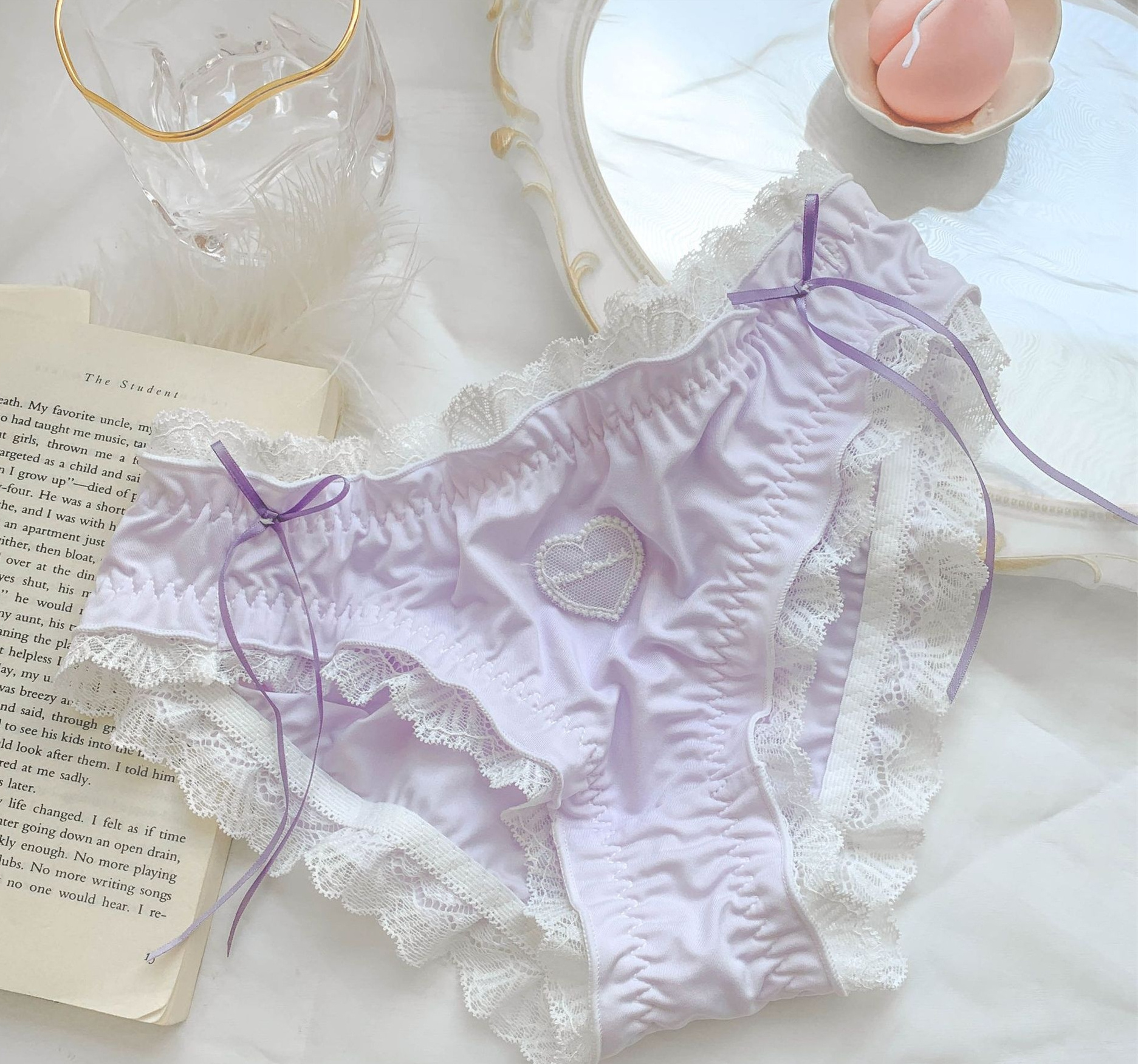 Girl's Pure Desire Panties Women's Short Mid-waist Underwear - Image 7