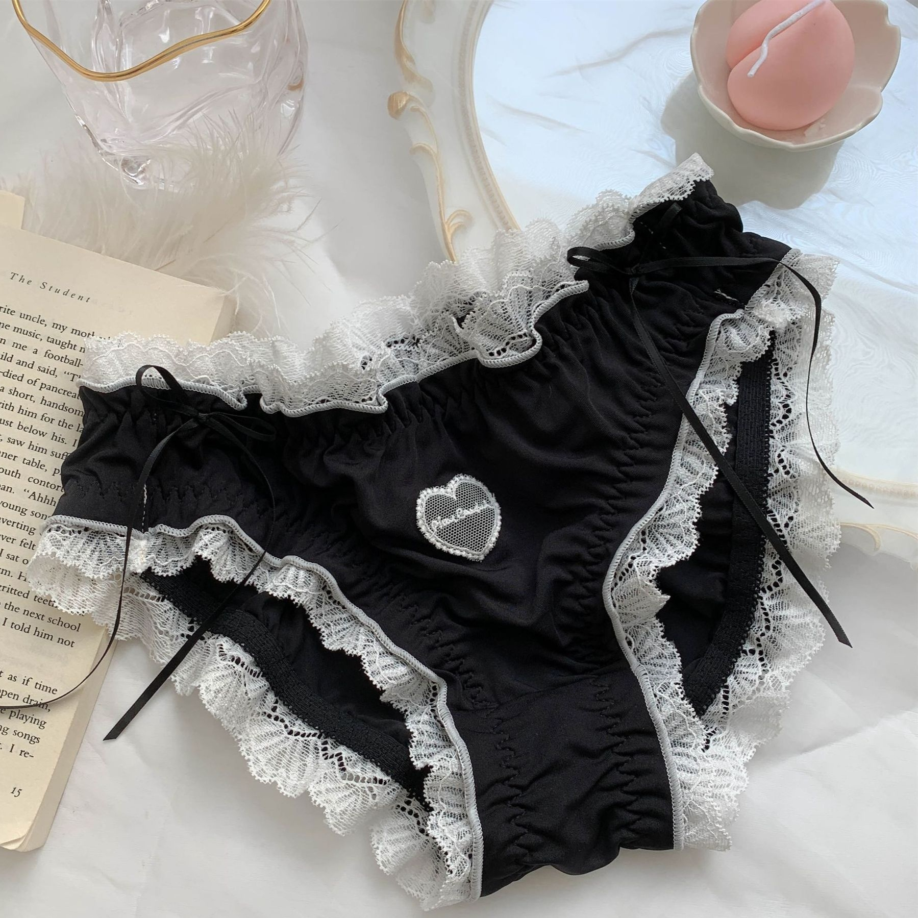 Girl's Pure Desire Panties Women's Short Mid-waist Underwear - Image 8