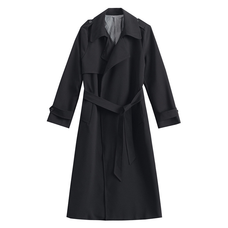 New Popular Long British Style Coat Jacket - Image 2
