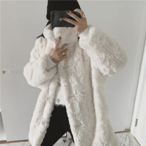 Women Solid Color Loose Soft Single Breasted