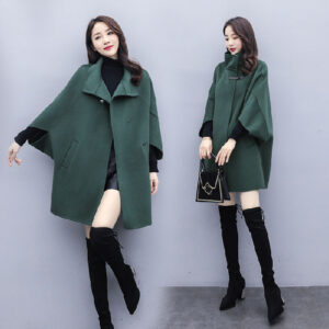 Women's Doll Sleeve Mid Length Top Jacket