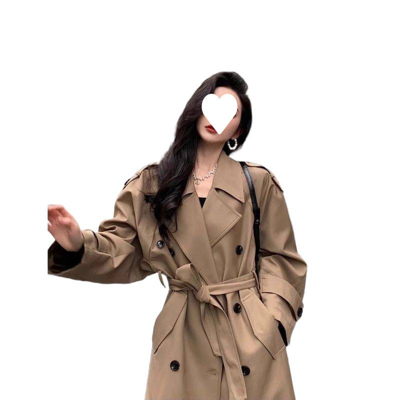 Petite Stylish Casual Outerwear Trench Coat - Image 5