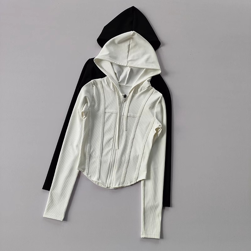 Women's Workout Clothes Sports Top Running Jacket - Image 2