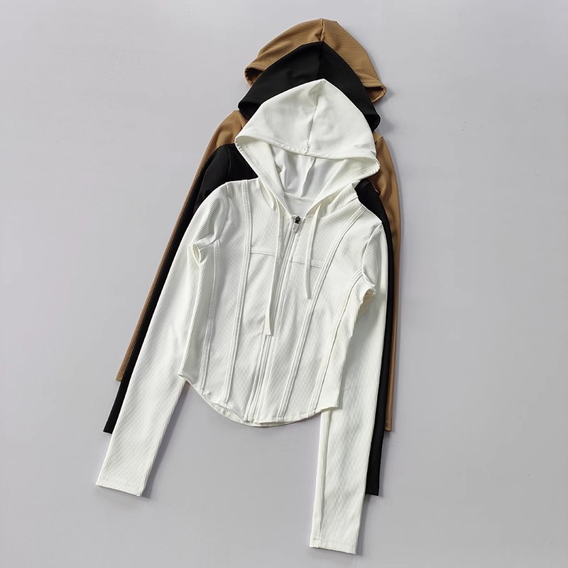 Women's Workout Clothes Sports Top Running Jacket - Image 3