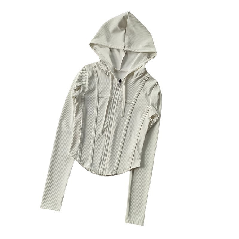 Women's Workout Clothes Sports Top Running Jacket - Image 4