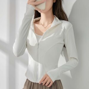 Sports Yoga Jacket Women's Long-sleeved Outdoor Sun-proof Workout Clothes