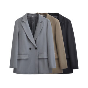 Women's Fashion Loose Cool Double Breasted Coat