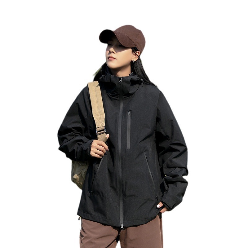 Hooded Long Sleeve Windproof Waterproof Travel To Tibet Breathable Jacket - Image 5