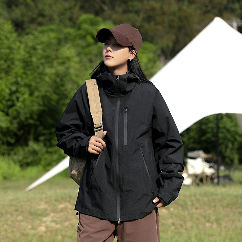 Hooded Long Sleeve Windproof Waterproof Travel To Tibet Breathable Jacket - Image 6