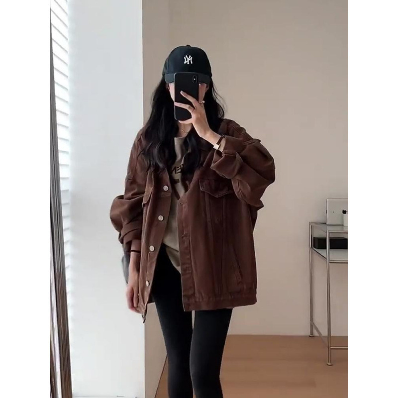 American Vintage Denim Cargo Pants Jacket - Image 4