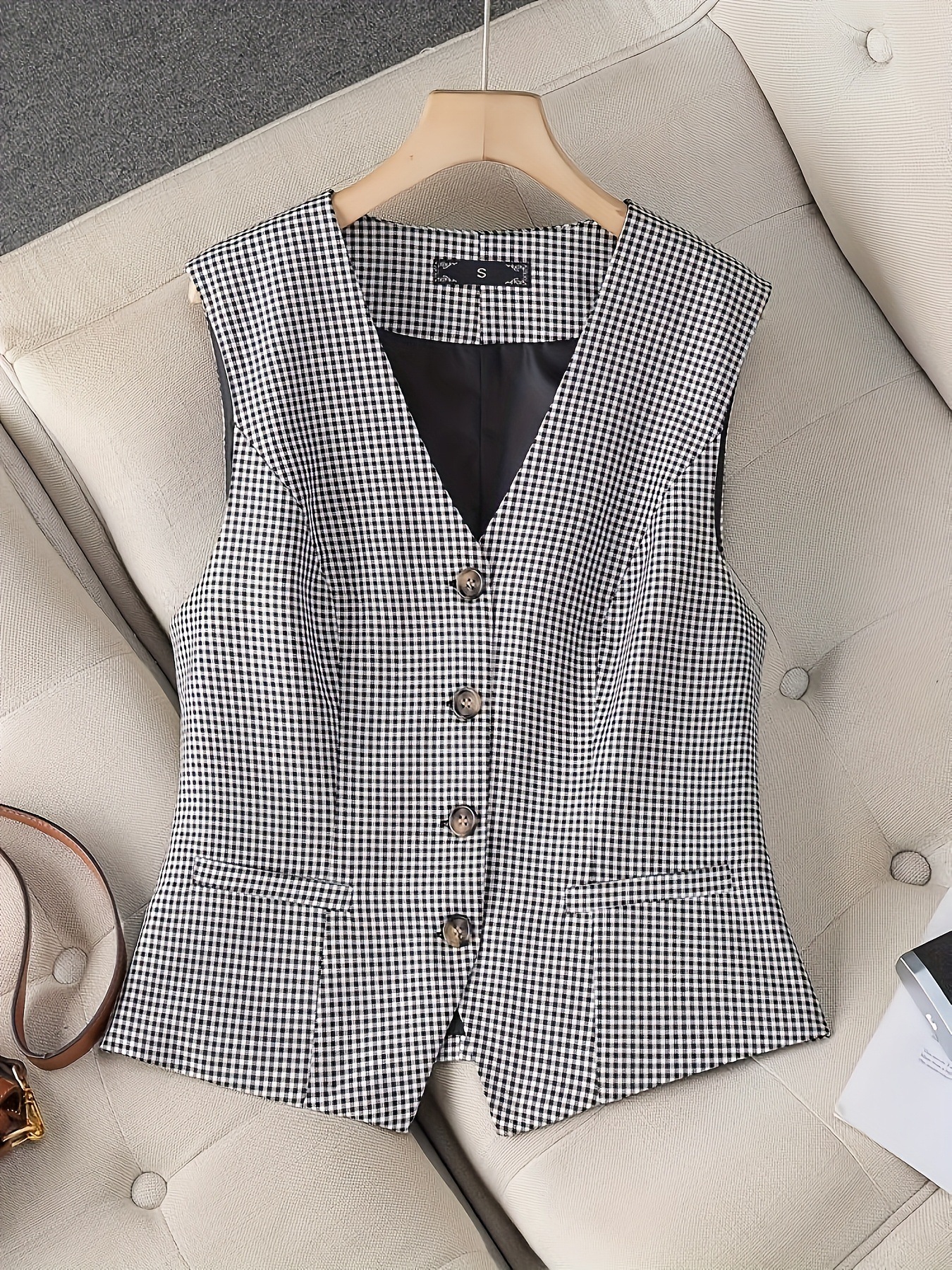 Fashionable All-match Slim Fit Sleeveless Waistcoat Vest Women - Image 4