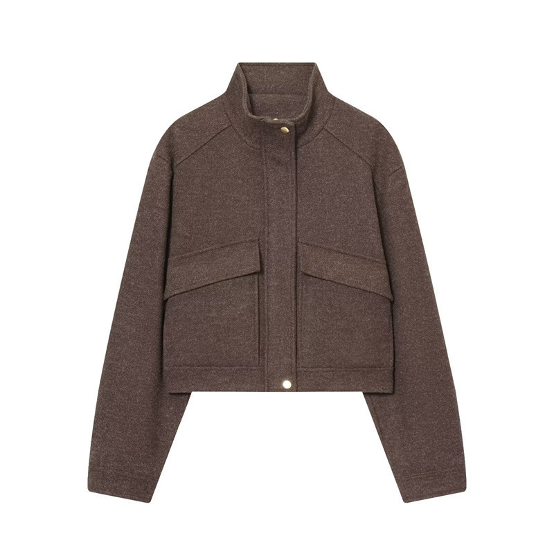 Women's Casual Loose Design Long Sleeve Jacket - Image 4