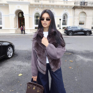 Casual Versatile Personality Zipper Short Jacket