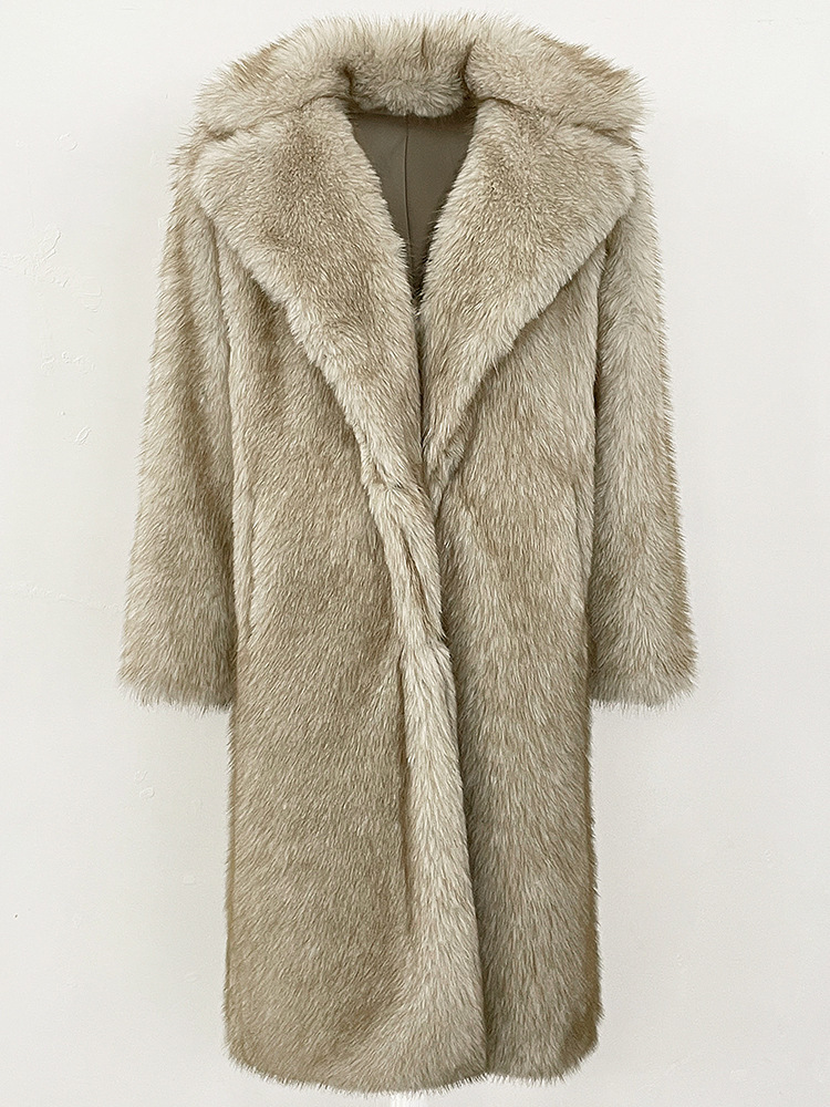 High-quality Artificial Fur Faux Fur Coat For Women - Image 2