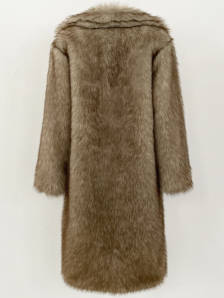 High-quality Artificial Fur Faux Fur Coat For Women - Image 3