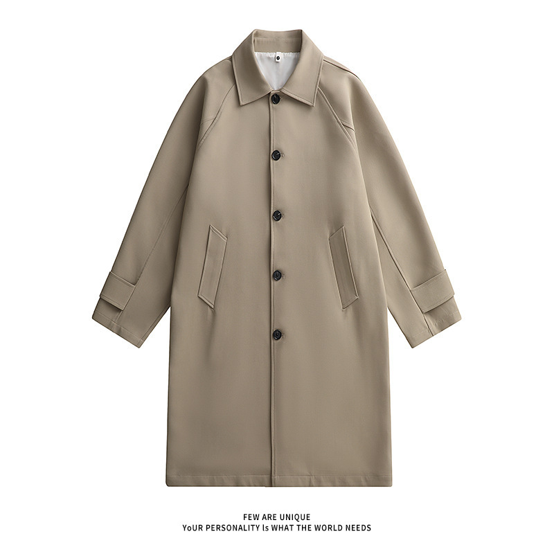 Fashionable Coat, American, British, Retro And Simple Mid-length - Image 3