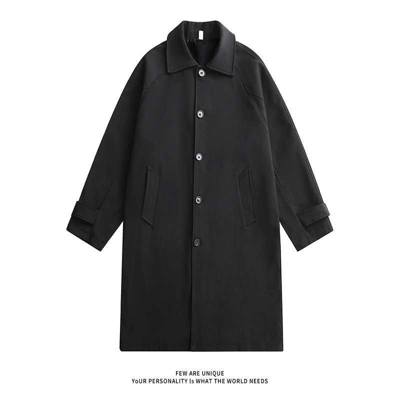 Fashionable Coat, American, British, Retro And Simple Mid-length - Image 4