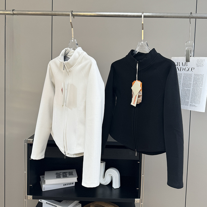 Women's Double Faced Fleece Thermal Cardigan Coat - Image 2