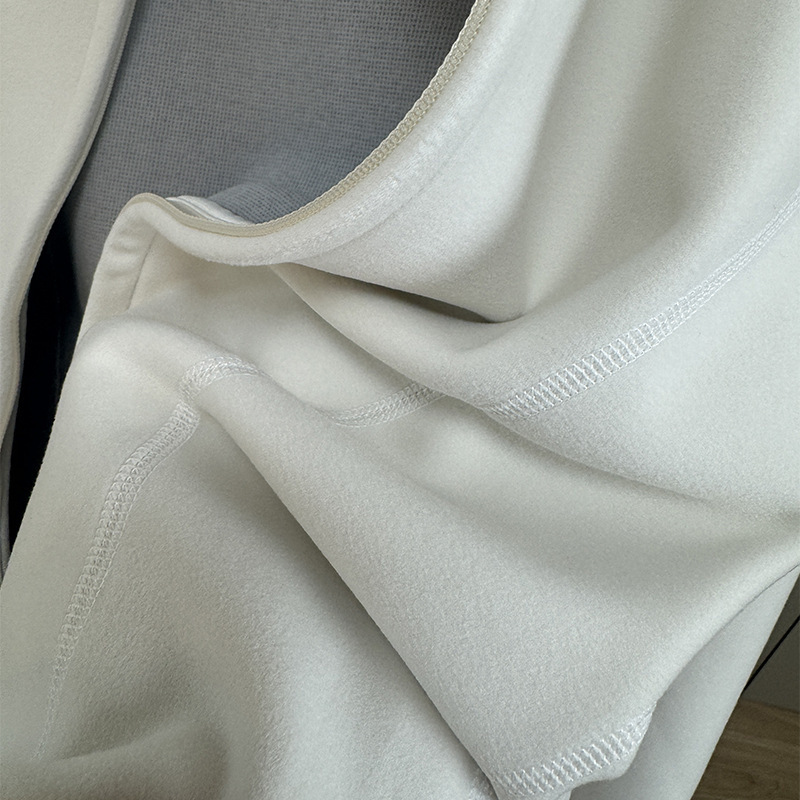 Women's Double Faced Fleece Thermal Cardigan Coat - Image 4