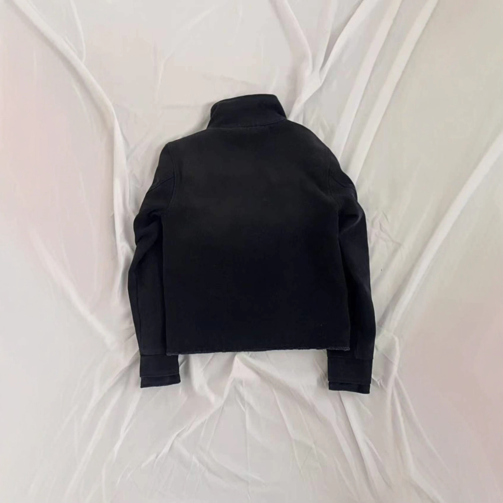 Washed Long-sleeve Denim Jacket For Couples - Image 5