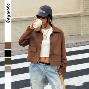 Simple Stylish Versatile Casual And Relaxed-fit Women's Jacket