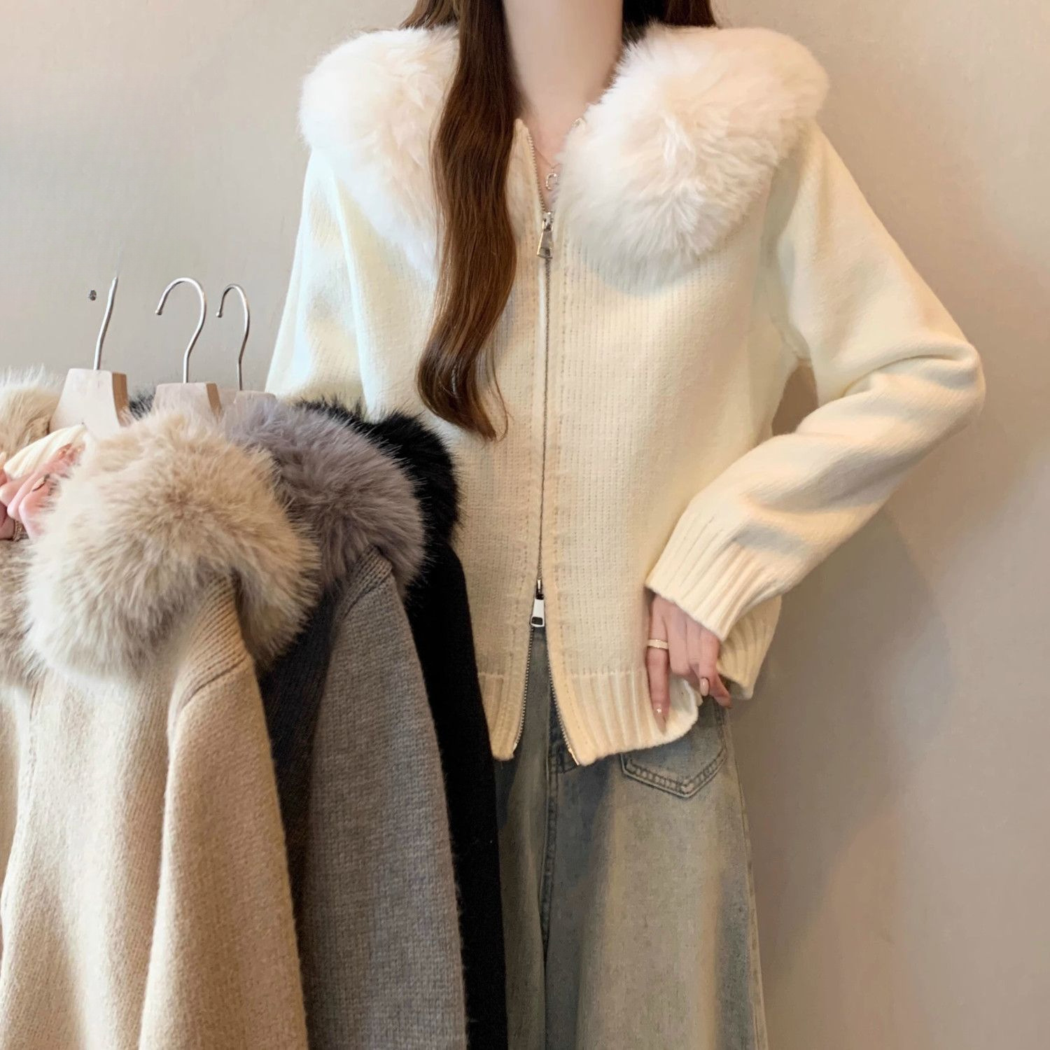 Women's Loose-fitting Chic Knit Cardigan Top - Image 2