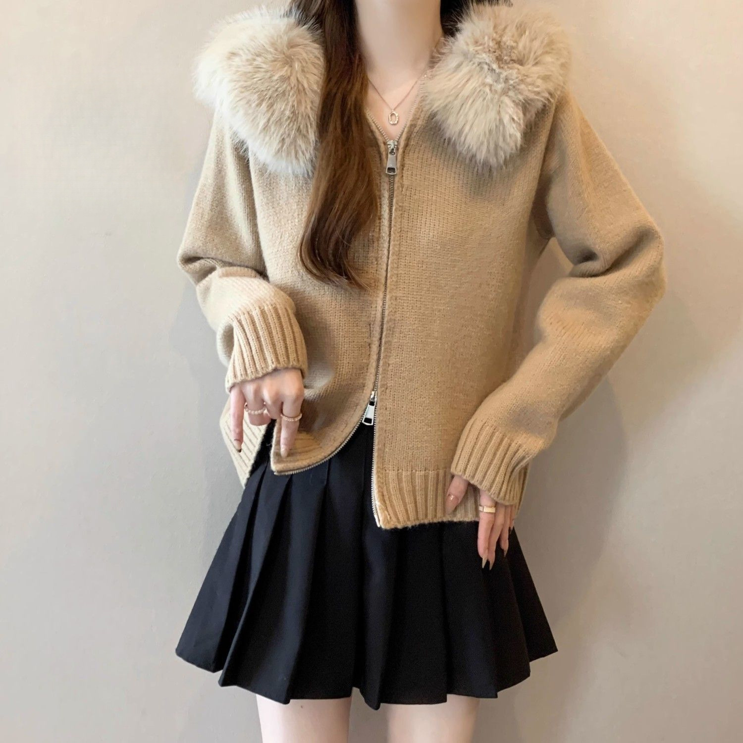 Women's Loose-fitting Chic Knit Cardigan Top - Image 5
