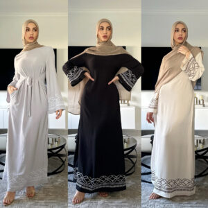 Women's Embroidery Fashion Personality Muslim Dress