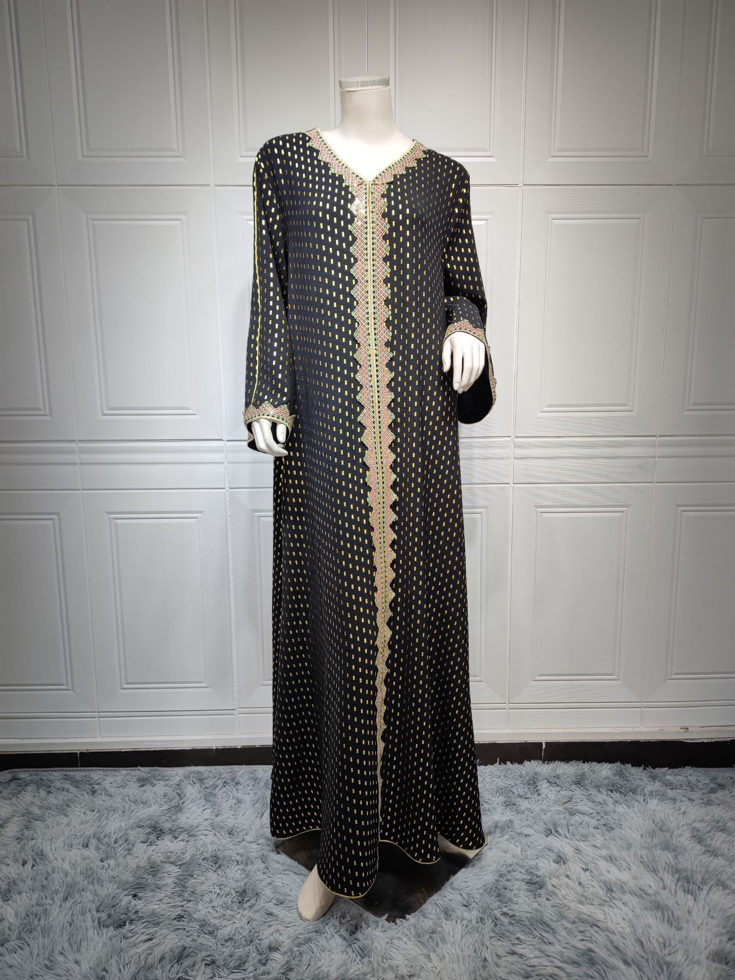 Summer Bronzing Muslim Dubai Gown - Image 8