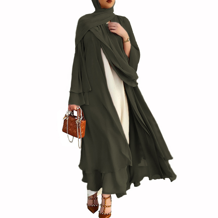 Latest Muslim Abaya Fashion Soft And Elegant Large - Image 7
