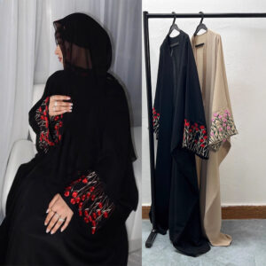 Middle East Dubai Women's Embroidery Embroidery Robe Fashion Outerwear