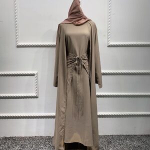 Middle East Dubai Solid Color Three-piece Suit