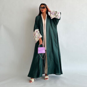 MQ136 Dubai Middle East Cardigan Robe Embroidery Embroidery