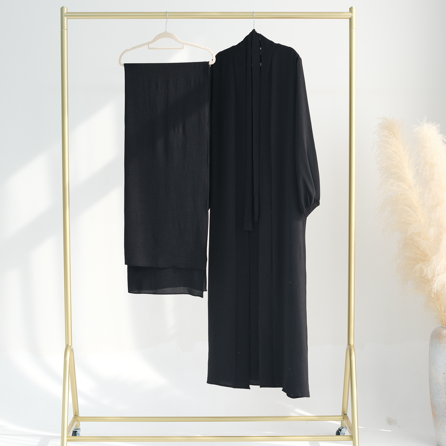 Turkey Dubai Solid Color Two-piece Suit - Image 8